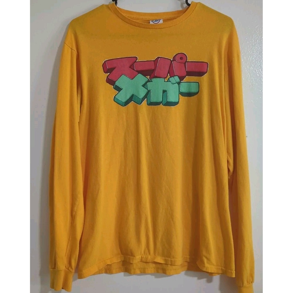 SuperMega Merch Yellow Long‎ Sleeve Kawaiimega Vintage